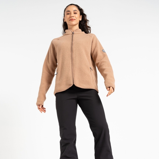 Damen Excursion Fleece Beige