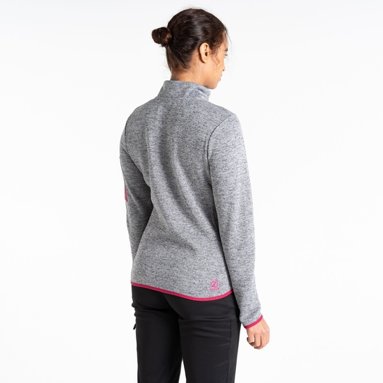 Polaire thermique de notre gamme Mountain Femme Gris Foncé Chiné