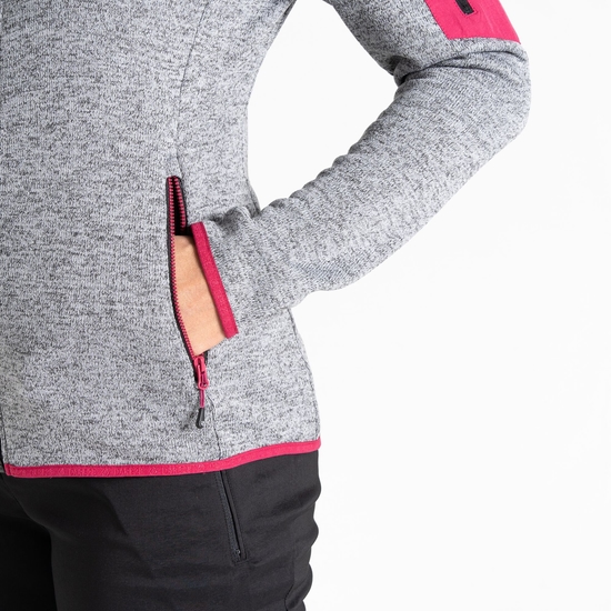 Polaire thermique de notre gamme Mountain Femme Gris Foncé Chiné