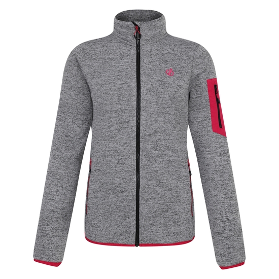 Polaire thermique de notre gamme Mountain Femme Gris Foncé Chiné