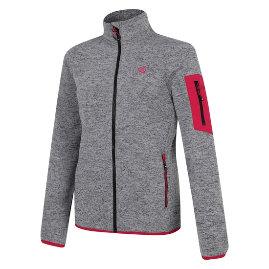 Polaire thermique de notre gamme Mountain Femme Gris Foncé Chiné