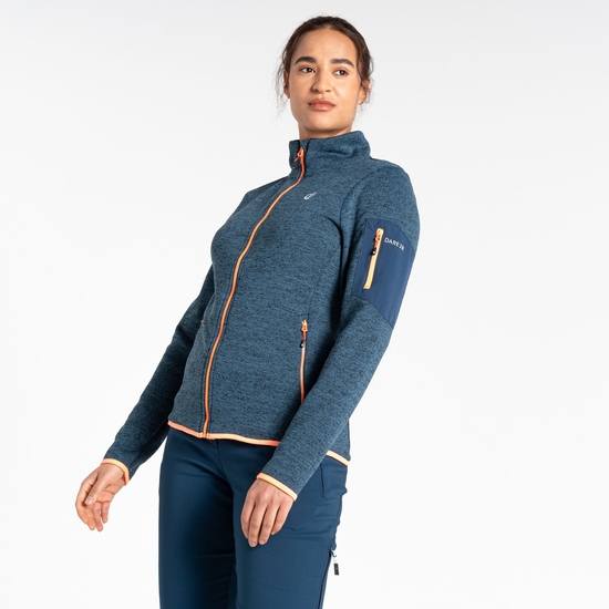 Polaire thermique de notre gamme Mountain Femme Bleu Foncé