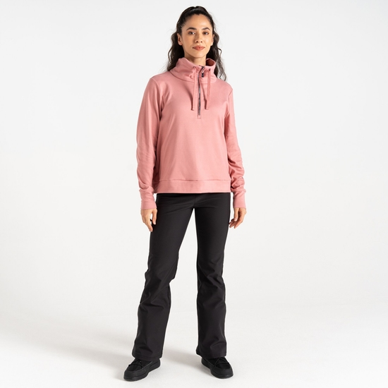 Damen Glint Sweatshirt Altrosa