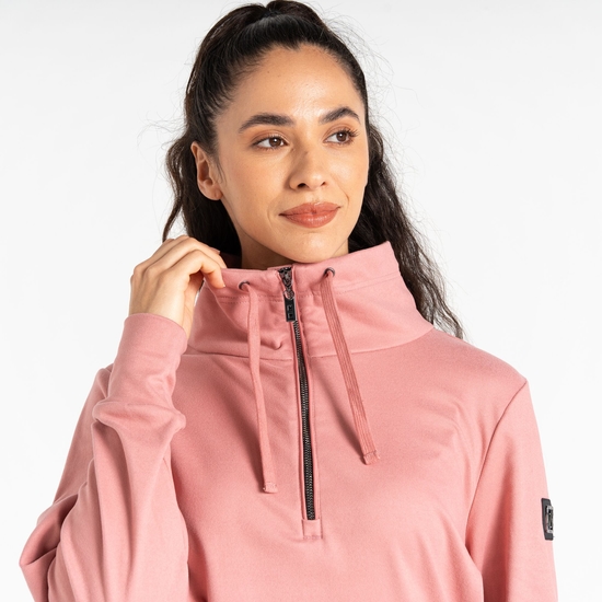 Damen Glint Sweatshirt Altrosa