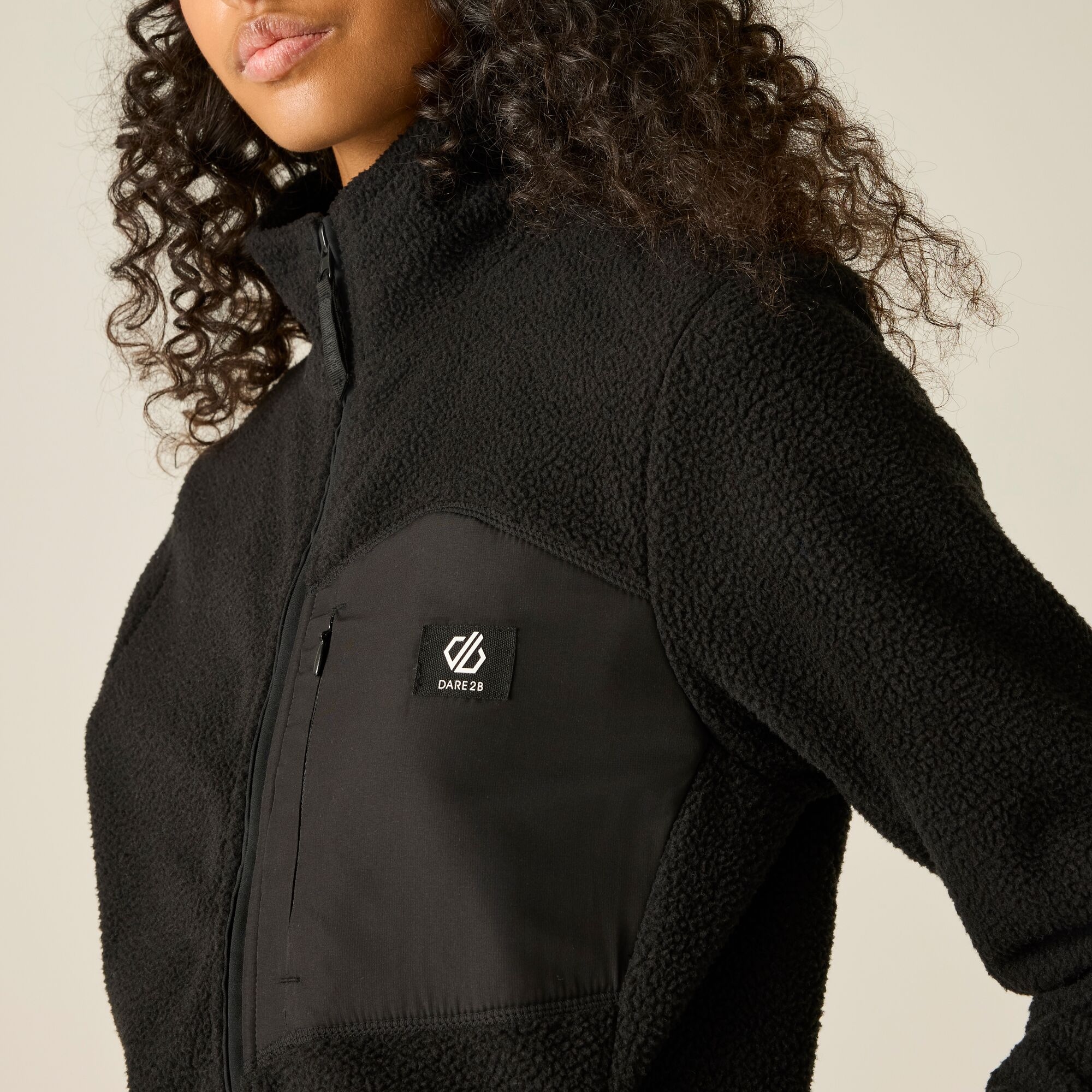 Dare 2B Women's Black Excursion Shield Fleece Size: 10