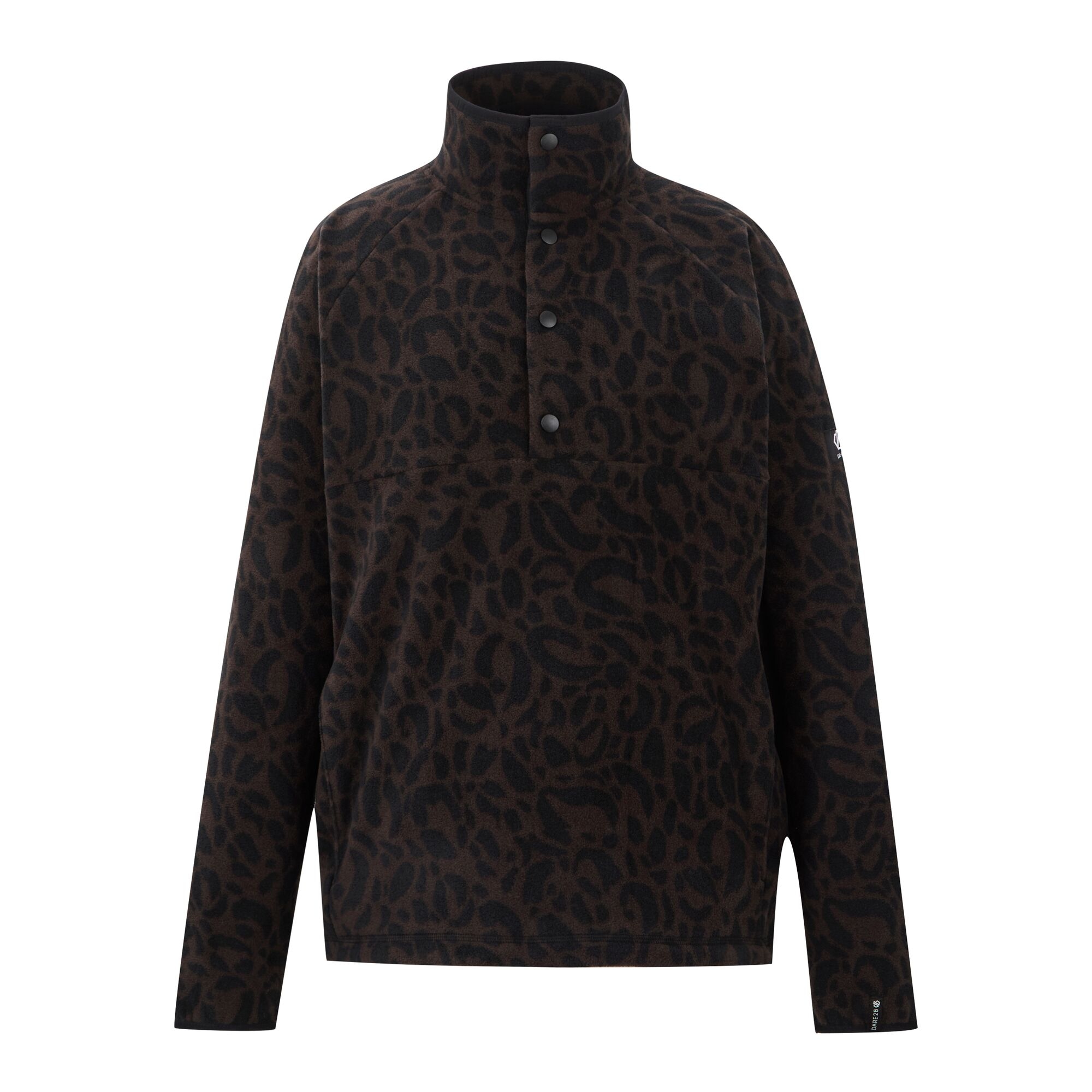 Dare 2B Women's Brown Printed Fleece Size: 16 - Image 1