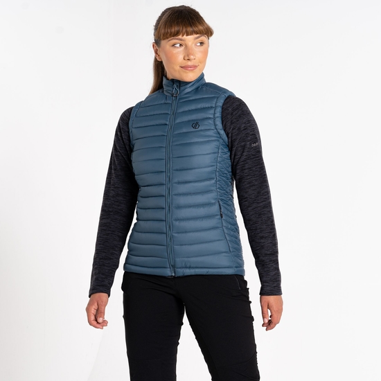 Women's Deter Recycled Padded Gilet Orion Grey