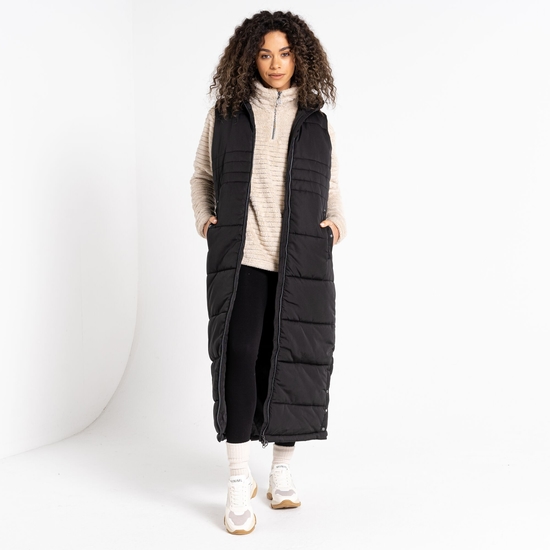 Gilet coupe longue Femme REPUTABLE II Noir