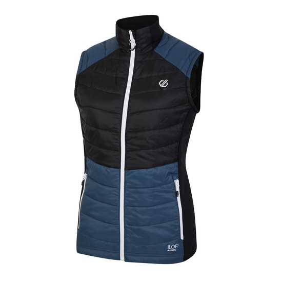 Women's Culmination Wool Padded Vest Orion Grey Black