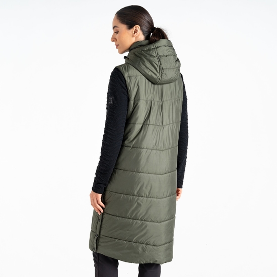 Veste sans manches Femme Distinguish Kaki Foncé