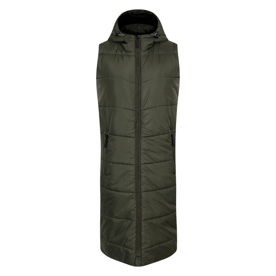 Veste sans manches Femme Distinguish Kaki Foncé
