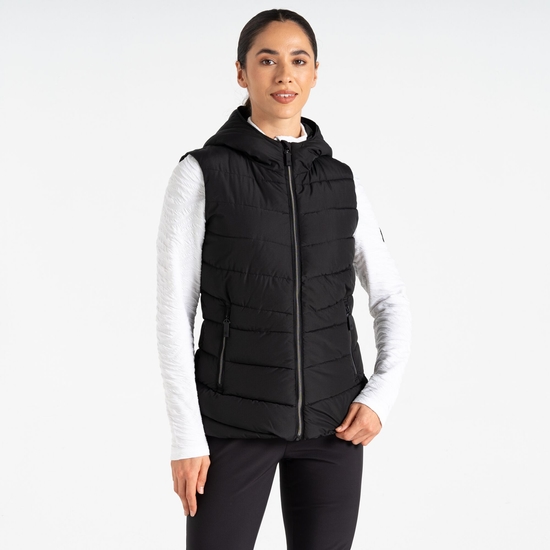 Veste sans manches cloisonnée Femme Complicate II Noir
