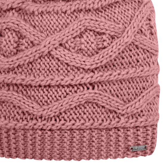 Bonnet à pompon Femme REMIND II Rose Poussiéreux
