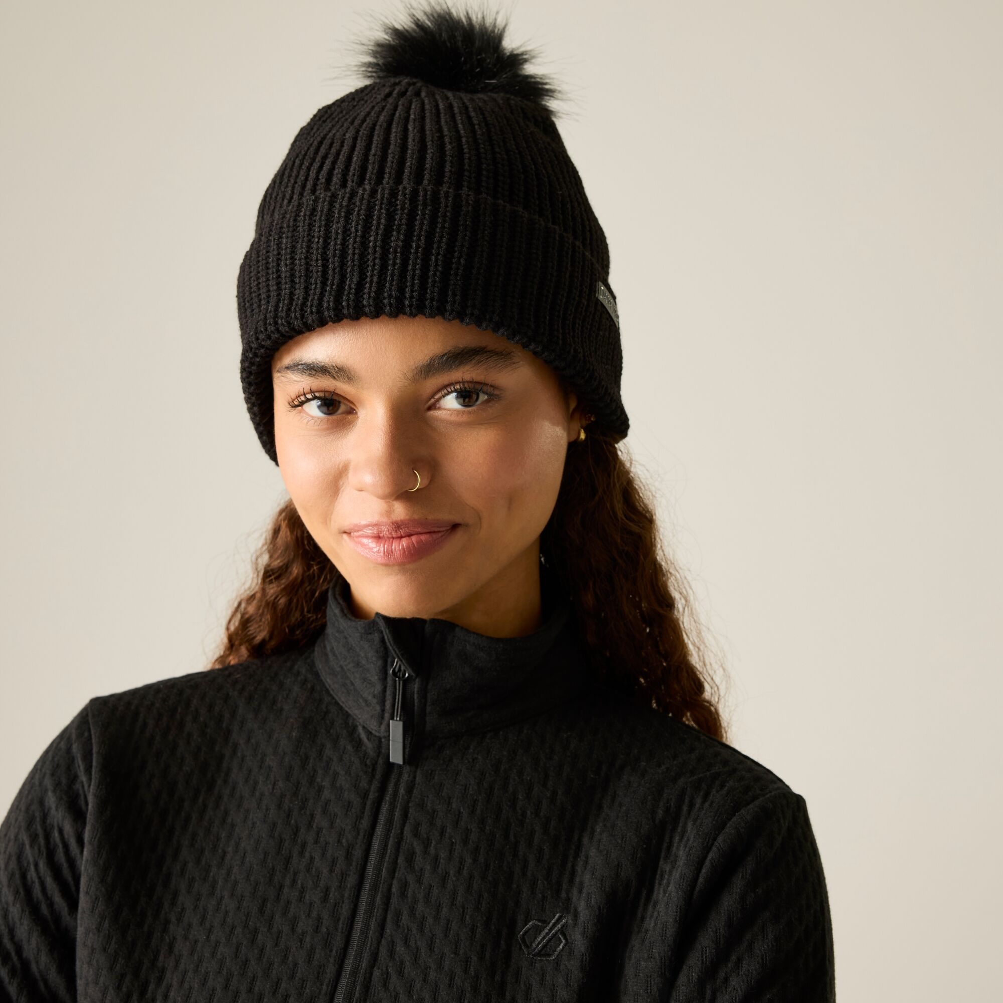 Dare 2B Women's Black Glitz Beanie - Image 1