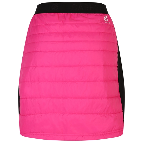 Damen Deter wattierter Rock Rosa