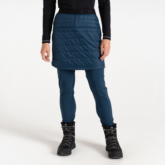 Women's Deter Padded Skirt Moonlight Denim