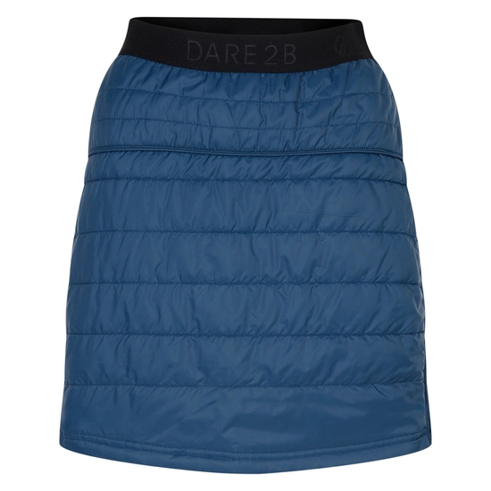 Women's Deter Padded Skirt Moonlight Denim