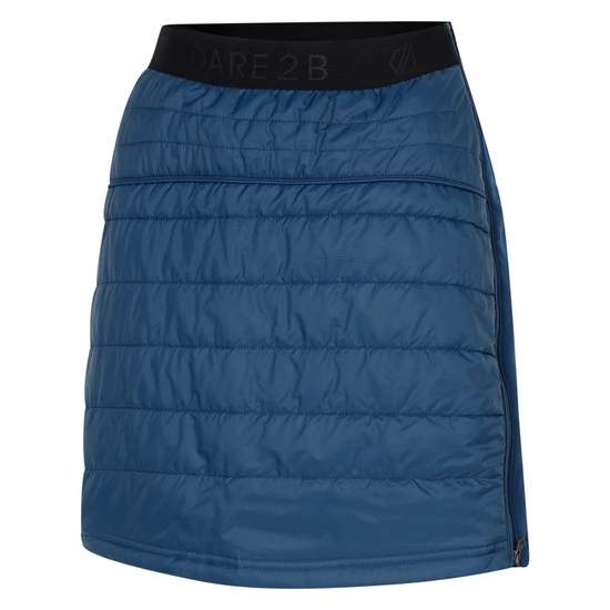 Women's Deter Padded Skirt Moonlight Denim
