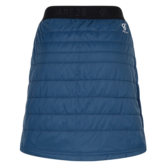 Women's Deter Padded Skirt Moonlight Denim