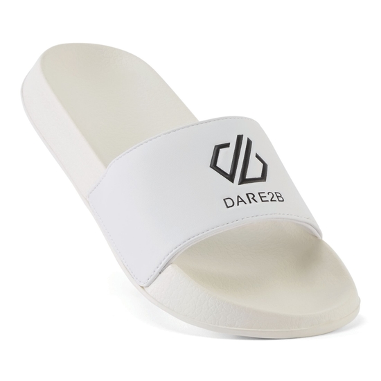 Women's Arch Sliders White