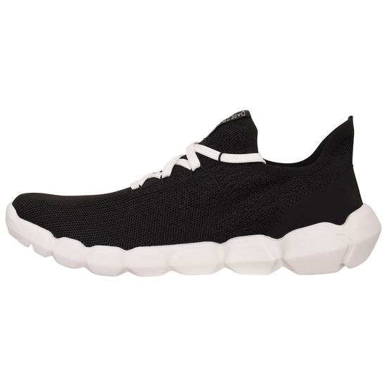 Women's Hex-At Knit Trainers Black White