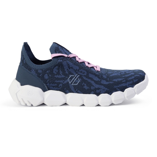 Women's Hex-At Knit Trainers Orion Grey Powder Pink