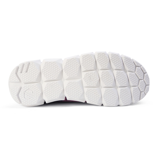 Damen Hex-At Sportschuhe mit Strick Lila