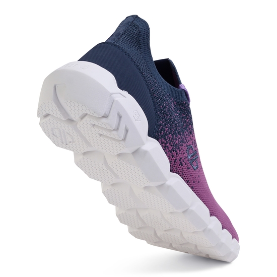 Damen Hex-At Sportschuhe mit Strick Lila