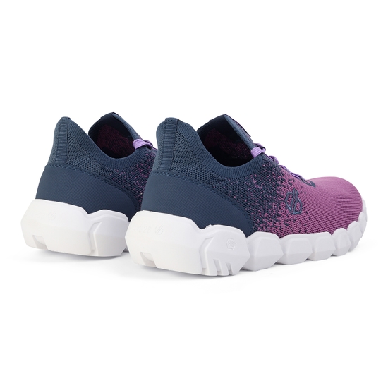 Damen Hex-At Sportschuhe mit Strick Lila