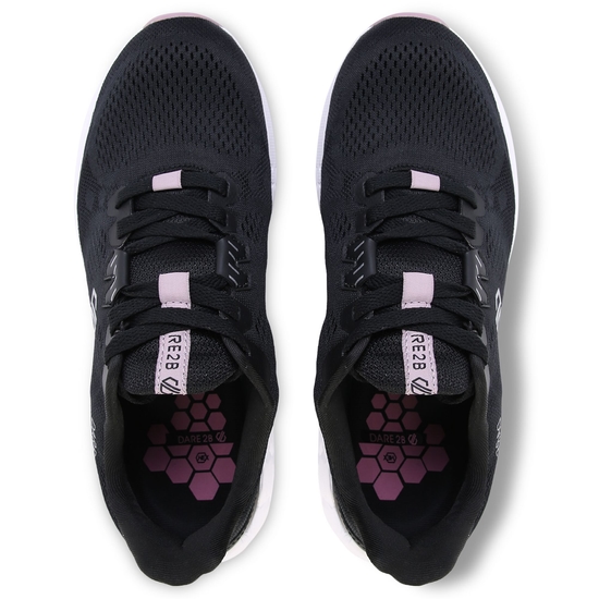 Damen Hex Rapid Performance Sportschuhe Schwarz