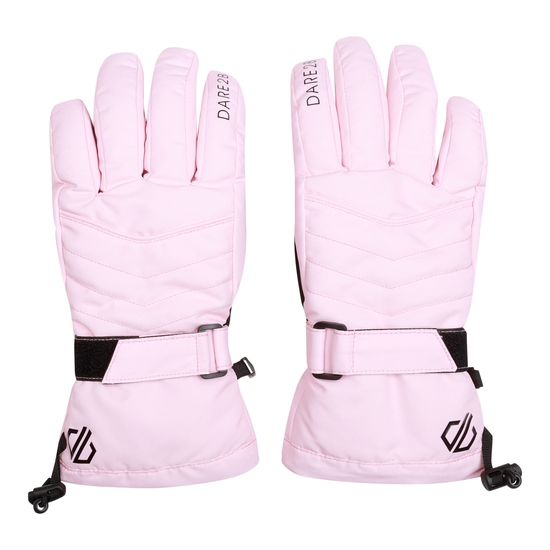 Damen Acute wasserdichte Skihandschuhe Rosa