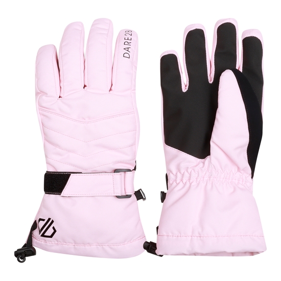 Damen Acute wasserdichte Skihandschuhe Rosa