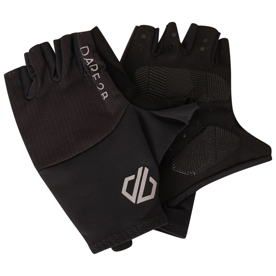 Forcible II Femme Gants sans doigts Noir