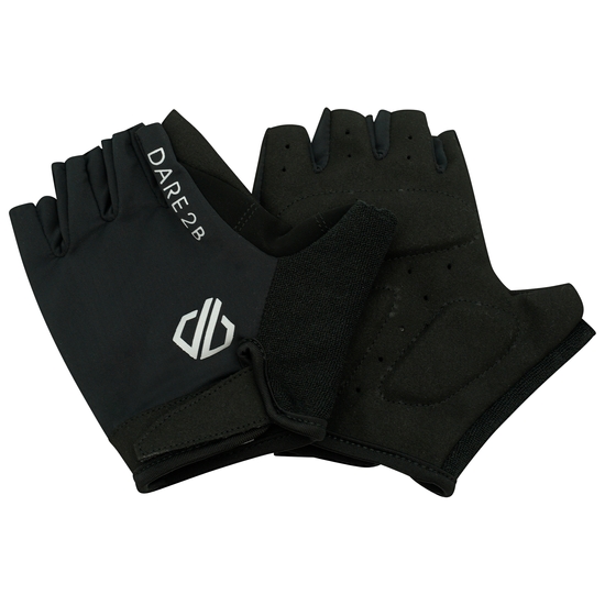 Pedal Out fingerlose Handschuhe für Damen Schwarz