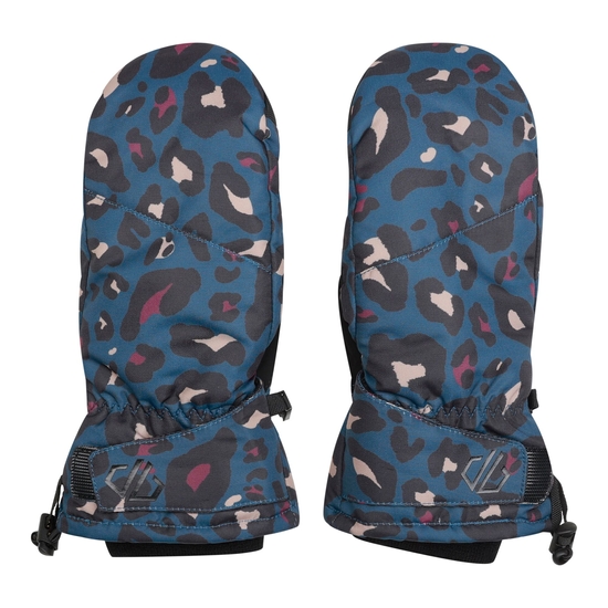 Moufles de ski imperméables Femme DIGNITY II Moonlight Denim Animal Print