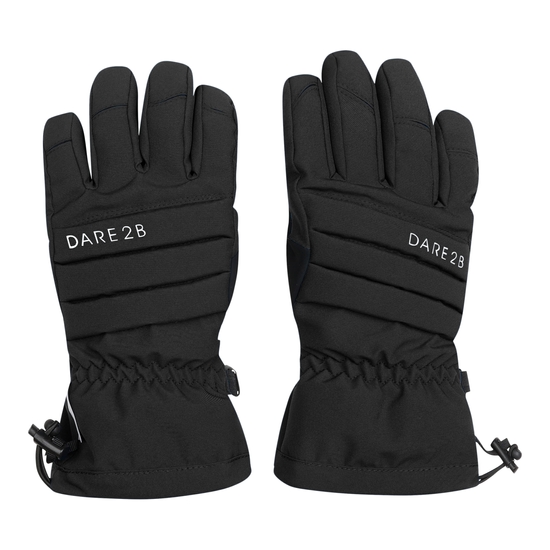 Damen Charisma III Skihandschuhe Schwarz