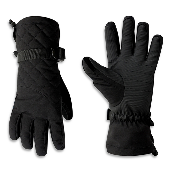 Women's Summit Waterproof Ski Gloves Black