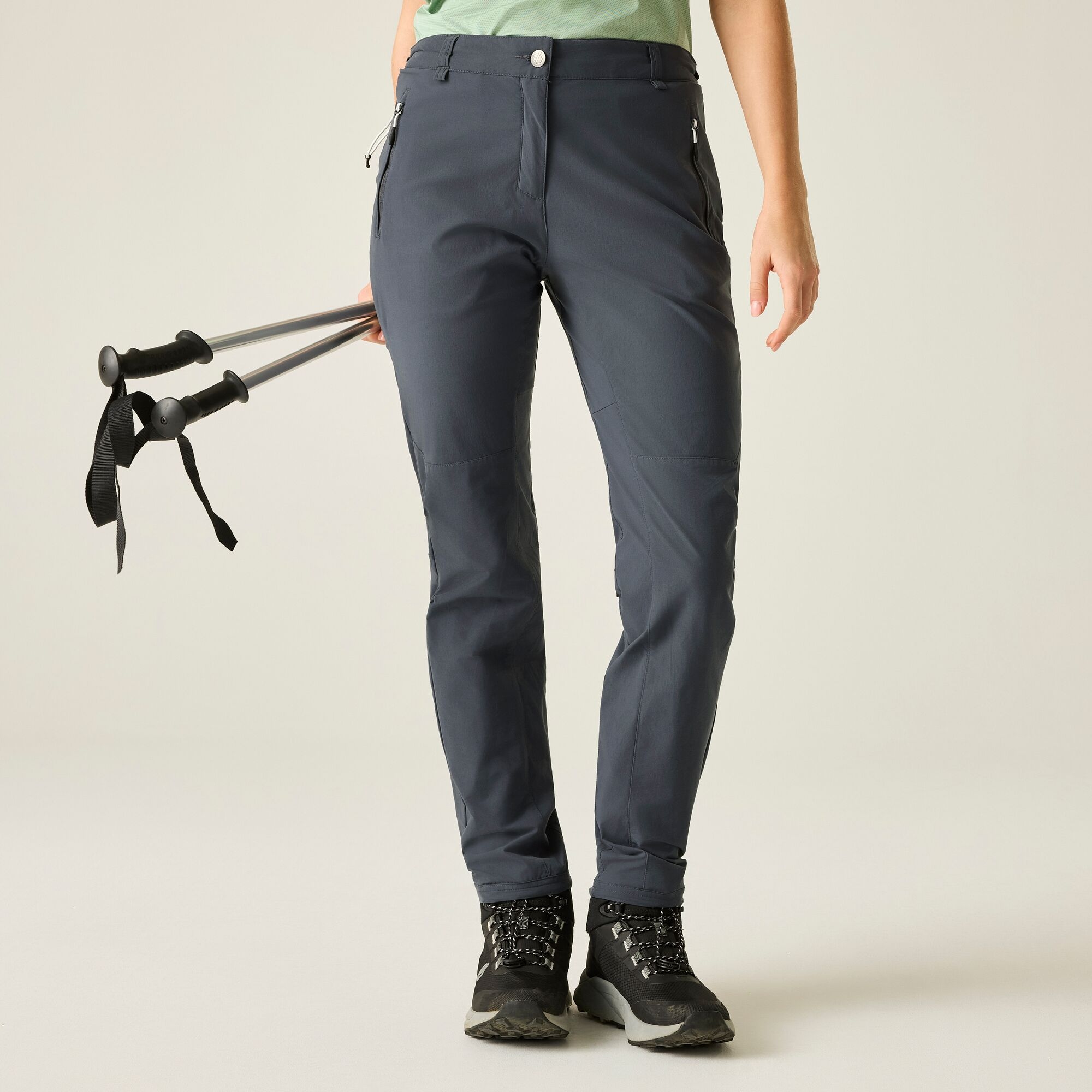 Dare 2B Women's Grey Melodic Ii Stretch Walking Trousers Size: 14