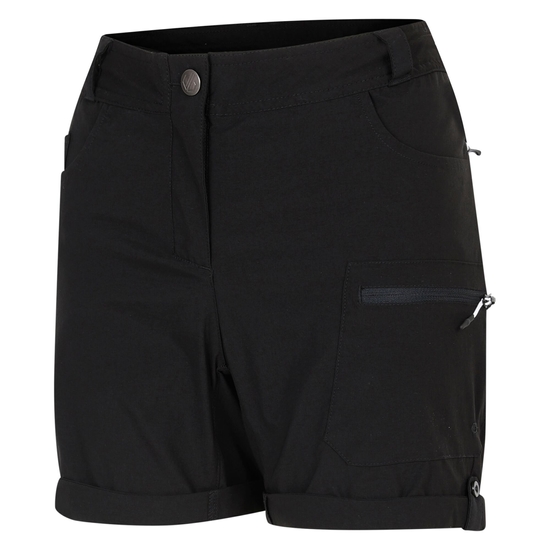 Short Stretch Femme Avec Multiples Poches MELODIC II Noir