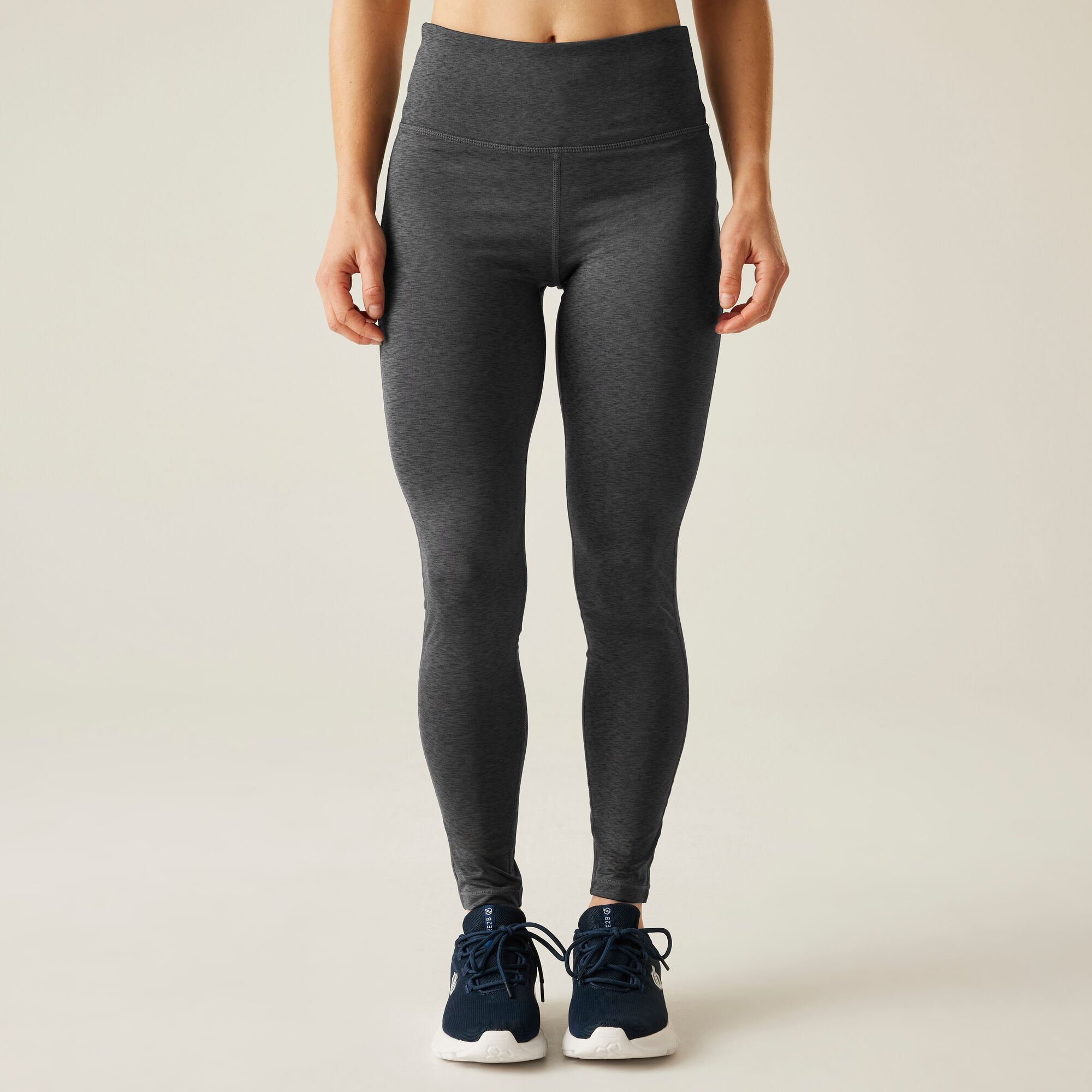 Dare 2B Women's Grey Influential Gym Leggings Size: 16