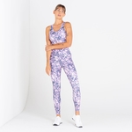 Women's Influential Gym Leggings - Moonlight Denim Dash Print