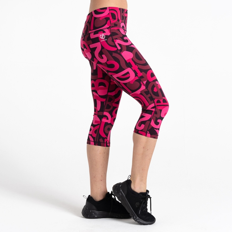 Women's Influential 3/4 Gym Leggings - Unshaped Print