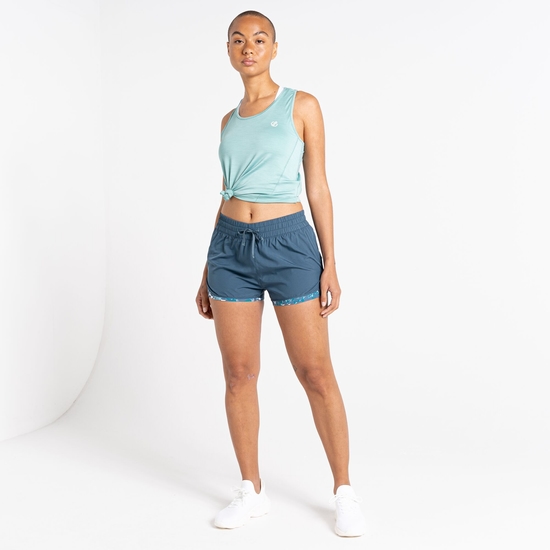 Sprint Up Femme Short 2-en-1 Vert
