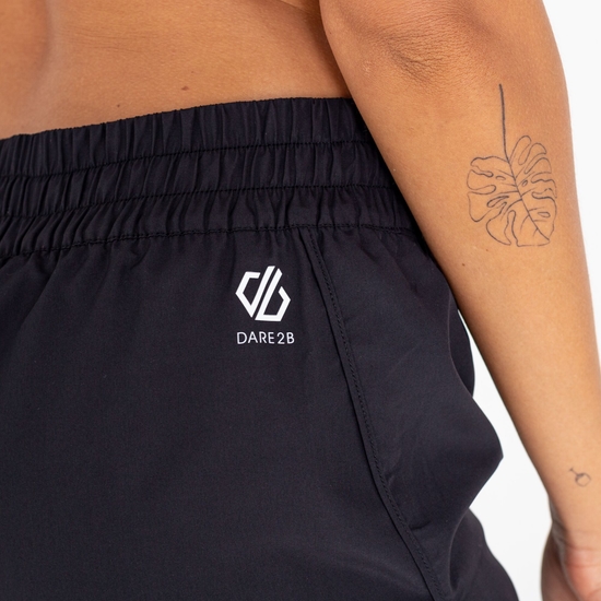 Women's Sprint Up 2-in-1 Shorts Black White