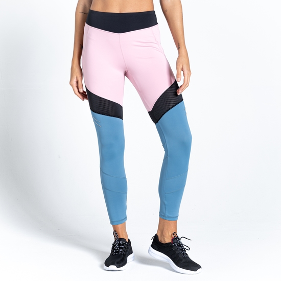 Born To Shine leichte Leggings für Damen Rosa Schwarz