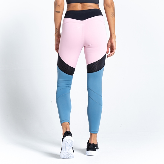 Born To Shine leichte Leggings für Damen Rosa Schwarz