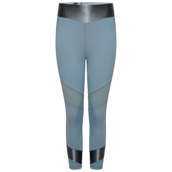 Born To Shine leichte 3/4-Leggings für Damen Blau