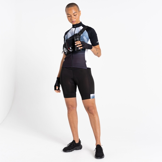 Women's AEP Prompt Lightweight Shorts Black Empowered Print