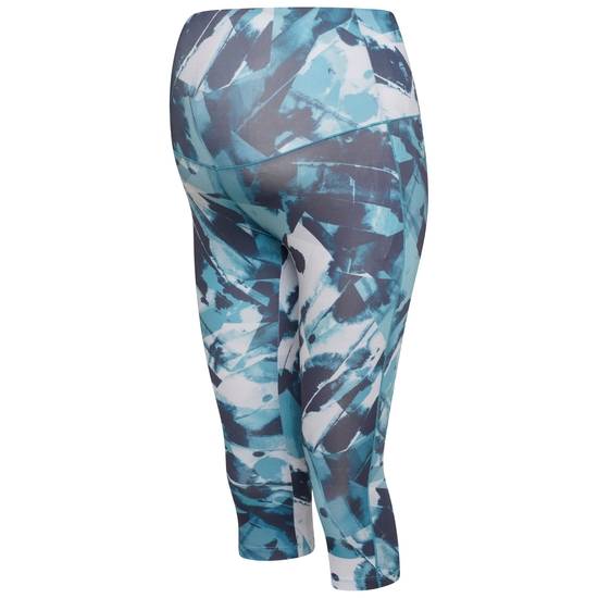 Women's Influential Maternity 3/4 Tights Dragonfly Ink Print