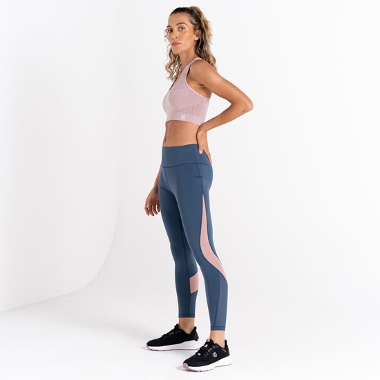 Move Fitness Leggings Orion Grey Dusty Rose